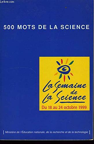 Imagen de archivo de 500 mots de la science a la venta por Ammareal