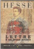 Imagen de archivo de Lettre a un jeune artiste: Hesse (#35) (Brief an einen jungen Kunstler) a la venta por Rainy Day Paperback