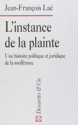 9782910301491: L'instance de la plainte