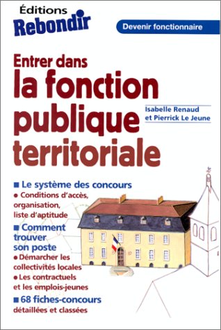 Beispielbild fr Entrer dans la fonction publique territoriale zum Verkauf von Ammareal