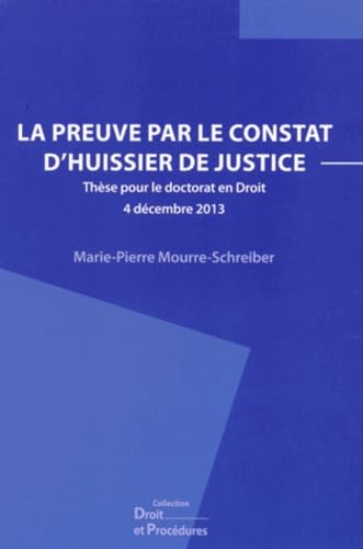 9782910326944: La preuve par le constat d'huissier de justice