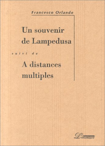 Stock image for SOUVENIR DE LAMPEDUSA (UN) for sale by Ammareal