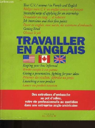 Stock image for Travailler en anglais for sale by Ammareal