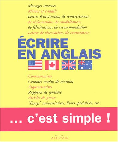 Stock image for Ecrire en anglais : C'est simple for sale by Ammareal