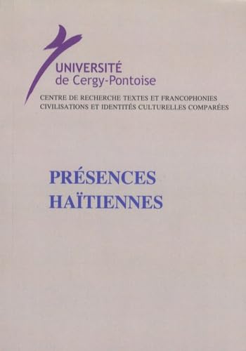 Imagen de archivo de Presences Haitiennes a la venta por Gallix