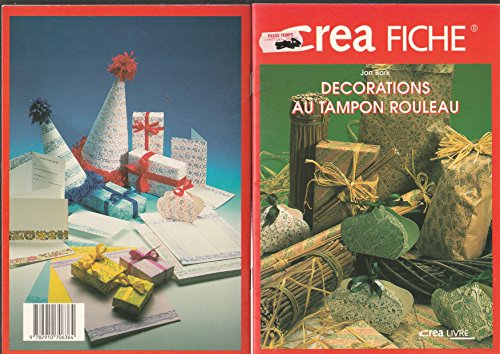 Beispielbild fr Dcorations au tampon rouleau (Crea fiche) zum Verkauf von medimops