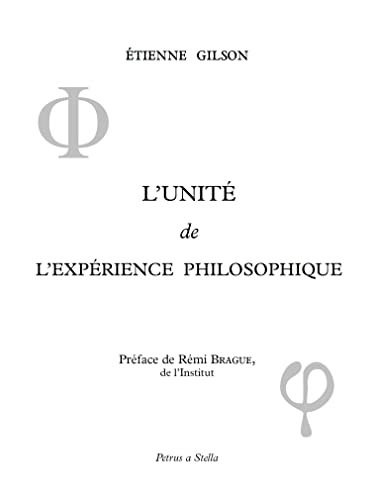 Beispielbild fr L'unit de l'exprience philosophique zum Verkauf von Revaluation Books