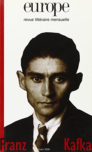 Beispielbild fr Europe, N 923, Mars 2006 : Franz Kafka zum Verkauf von Revaluation Books