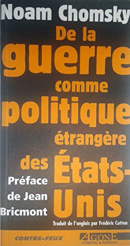 Beispielbild fr De la Guerre Comme Politique: Ancienne dition zum Verkauf von Ammareal