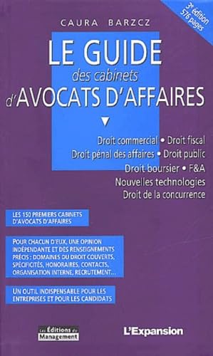 Stock image for Le guide des avocats d'affaires for sale by medimops