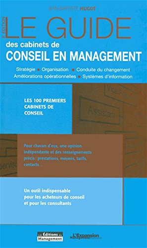 Stock image for Guide des cabinets de conseil en management for sale by medimops