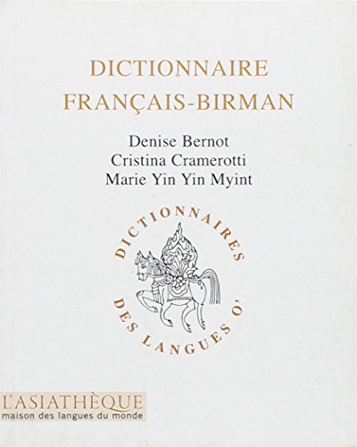 Imagen de archivo de Dictionnaire franais-birman a la venta por Ammareal