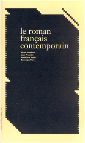 Beispielbild fr Le roman franais contemporain zum Verkauf von medimops