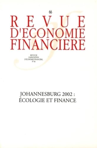 9782911144684: Johannesburg 2000 : cologie et finance: N 66