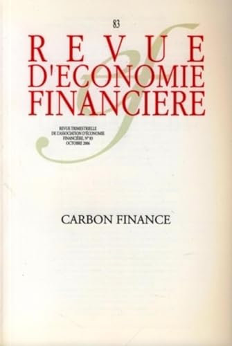 9782911144950: Carbon finance - N 83 - Octobre 2006: Ouvrage en anglais