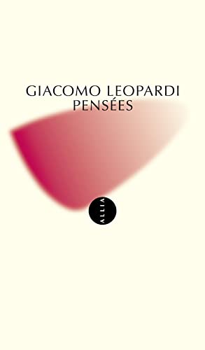 PENSEES (9782911188138) by LEOPARDI, Giacomo