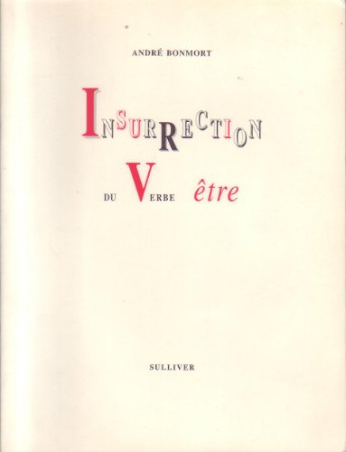 9782911199806: Insurrection du verbe tre