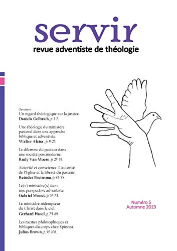 9782911358548: Servir N5: Revue adventiste de thologie - Automne 2019