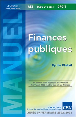 Beispielbild fr Finances publiques. 4me dition zum Verkauf von medimops