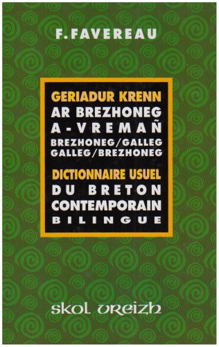 Beispielbild fr Geriadur krenn ar brezhoneg a-vrema, dictionnaire usuel du breton contemporain bilingue zum Verkauf von medimops