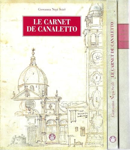 Stock image for LE CARNET DE CANALETTO (LES GRANDS LIVRES) [2 VOLUMES] for sale by Second Story Books, ABAA