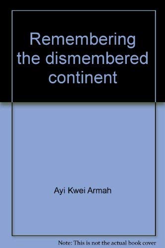 9782911928147: Remembering the Dismembered Continent