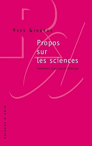 Beispielbild fr Propos sur les sciences zum Verkauf von Revaluation Books