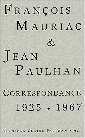 Correspondance 1925-1967 (Collection 