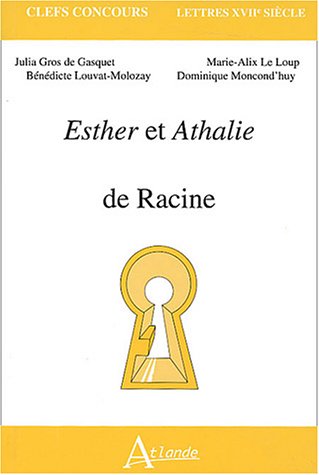 Beispielbild fr Esther et Athalie de Racine zum Verkauf von Ammareal