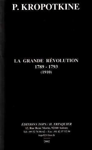 9782912339157: La Grande Rvolution: 1789-1793