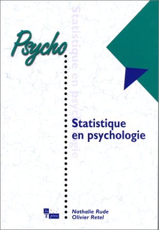 Beispielbild fr Statistique En Psychologie zum Verkauf von RECYCLIVRE