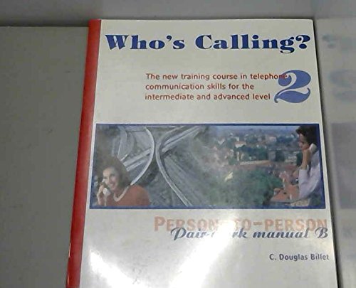 Beispielbild fr Who's calling ? zum Verkauf von Chapitre.com : livres et presse ancienne