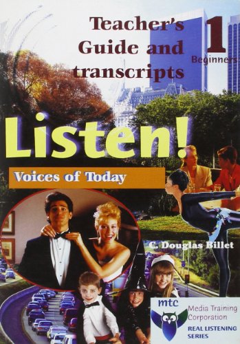 Beispielbild fr Listen 1 Beginners Voices of Today Guide zum Verkauf von medimops