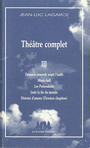 9782912464491: Thtre complet 3 (3)