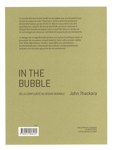 "in the bubble ; de la complexitÃ© au design durable" (9782912808134) by John Thackara