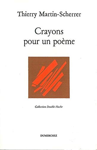 Beispielbild fr Crayons pour un pome zum Verkauf von Librairie Th  la page