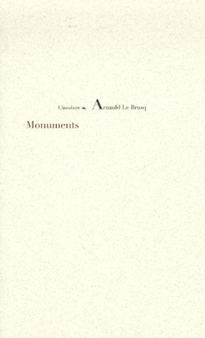 Beispielbild fr Monuments zum Verkauf von medimops