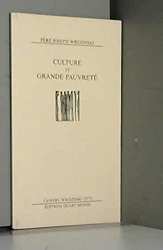 9782913046276: Culture et grande pauvret