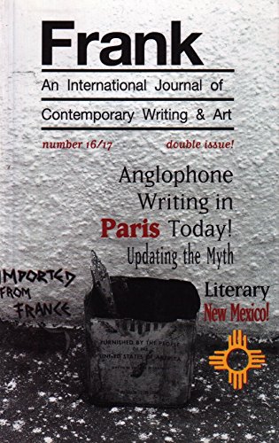 Beispielbild fr Frank: An International Journal of Contemporary Writing & Art zum Verkauf von SecondSale