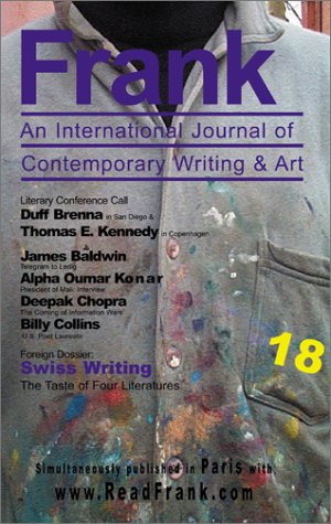 Beispielbild fr Frank 18 : An International Journal of Contemporary Writing zum Verkauf von Daedalus Books