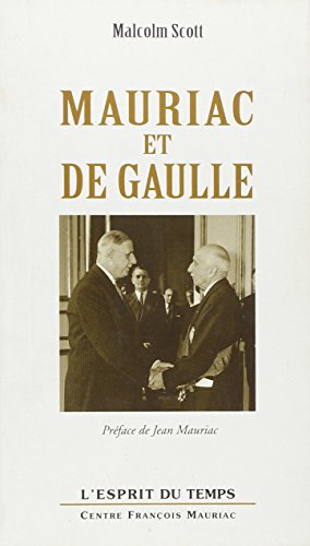 Beispielbild fr Mauriac et de Gaulle zum Verkauf von medimops