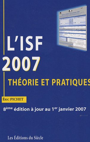 Beispielbild fr L'ISF 2007 : thorie et pratiques zum Verkauf von medimops