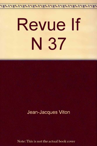 Imagen de archivo de Revue If N 37 a la venta por Librairie Le Lieu Bleu Paris