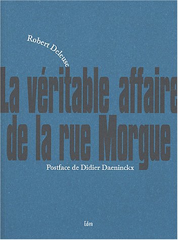 Stock image for La Vritable affaire de la rue Morgue for sale by medimops