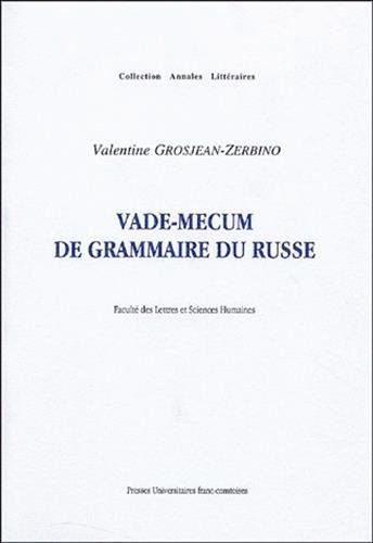Beispielbild fr VADE-MECUM DE GRAMMAIRE DU RUSSE zum Verkauf von Prtico [Portico]