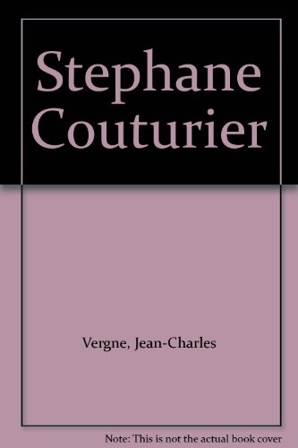 Stephane Couturier (9782913323018) by Jean-Charles Vergne