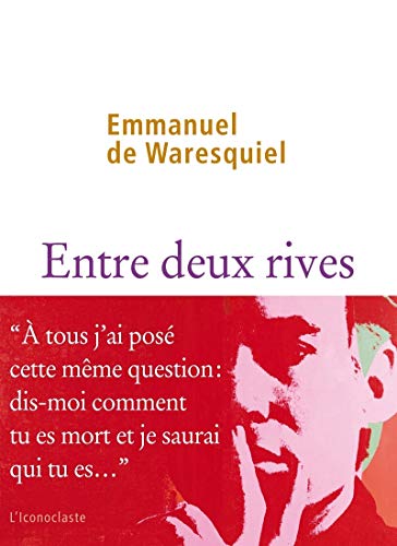 Stock image for Entre deux rives for sale by WorldofBooks