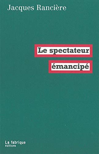 Beispielbild fr Le spectateur mancip zum Verkauf von Chapitre.com : livres et presse ancienne