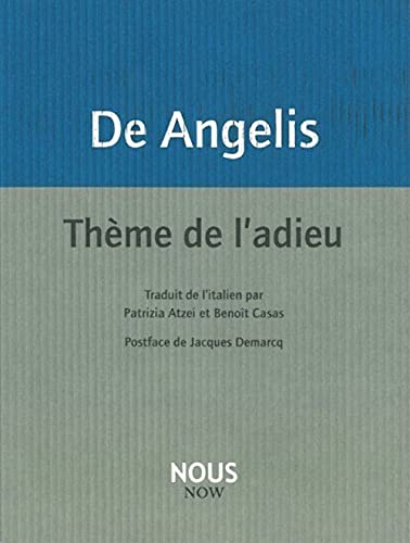 Thème de l'adieu - De Angelis, Milo