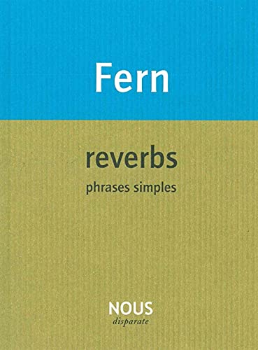 9782913549937: Reverbs: Phrases simples